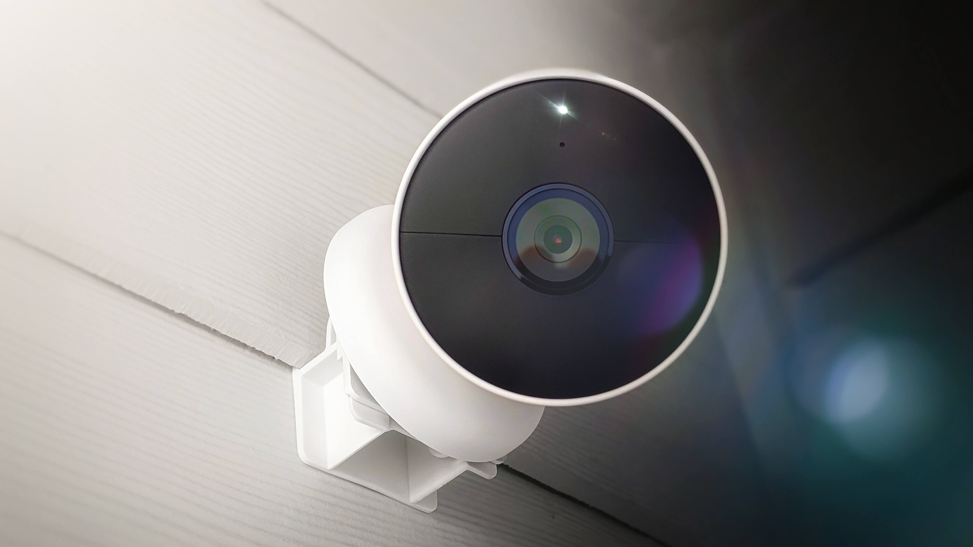 Nest Camera mounted on The EASY Fiber Cement base